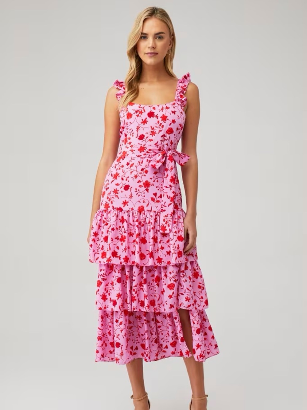Likely Pink Charlotte Floral Dress | size 4